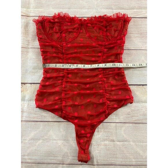 Marjorelle Revolve Women's Red Wyn Bodysuit One Piece - Small - Picture 10 of 15